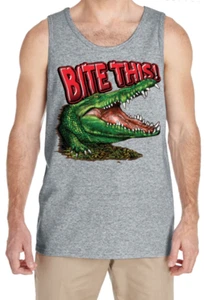 Camiseta sin mangas para hombre Ropa Sin mangas Músculo Florida Caimán Camiseta sin mangas - Imagen 1 de 2