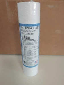 HYDRO-CURE Deluxe Sediment 10" Filter 5 MICRON. 6 FILTERS - Picture 1 of 3