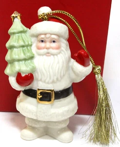 Lenox Holiday Ornament Santa Claus NOS in Box 3.5" x 2.25" Christmas Porcelain - Picture 1 of 11