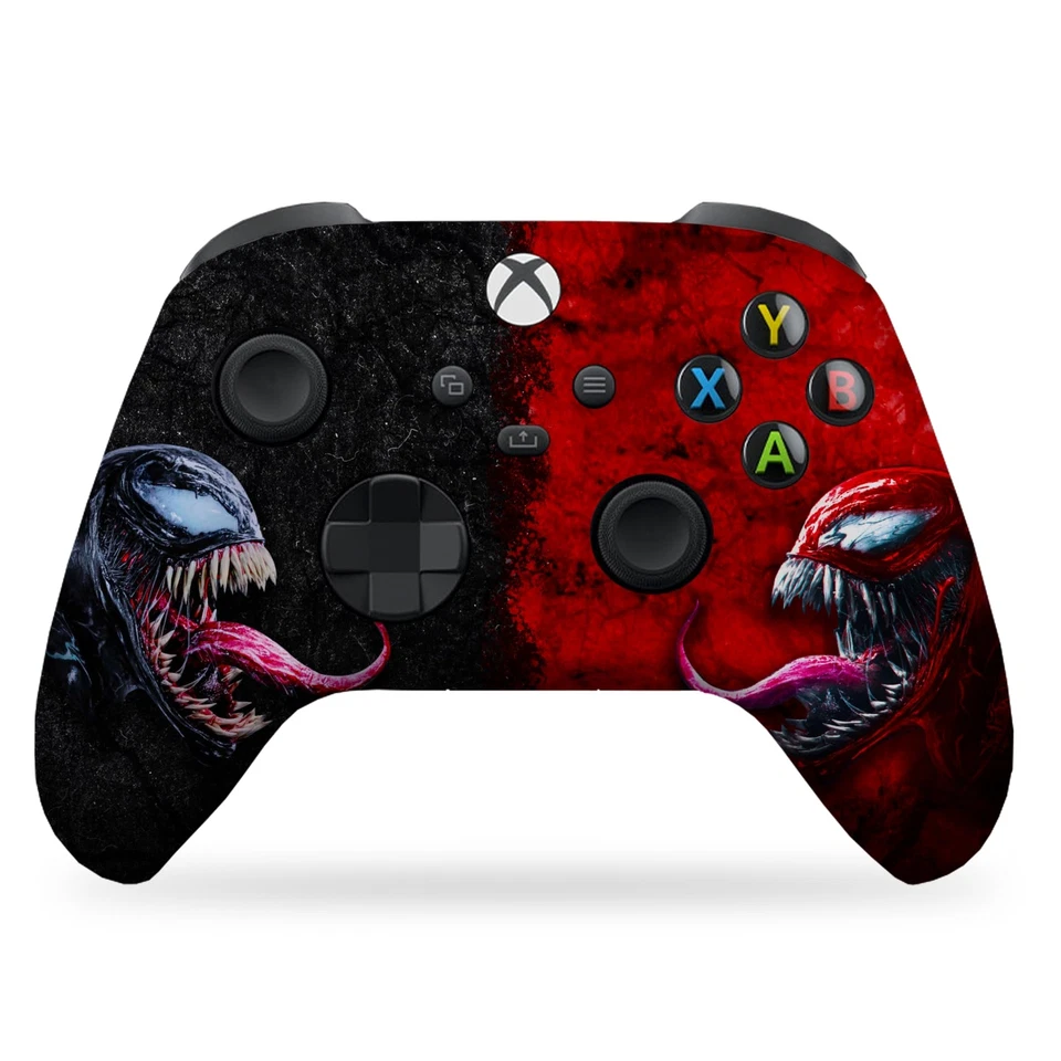 Venom vs Carnage Custom Wireless Xbox Controller  Modded/Non-Modded Options - Image 1 of 1