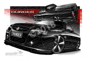 HOLDEN VZ II THUNDER SS UTE PHANTOM A2 FRAMED PRINT (HC671) - Picture 1 of 1