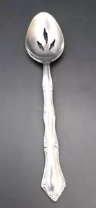 Cuchara perforada de estado de ánimo colonial de acero inoxidable Northland Oneida de colección - Imagen 1 de 5