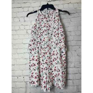 JUSTICE FLOWER LACE ROMPER Y GIRLS 14 - Picture 1 of 7