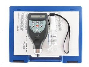 Medidor de espesor ultrasónico comprobador de calibre de 0,04-8 pulgadas para hierro fundido de aluminio acero - Imagen 1 de 20