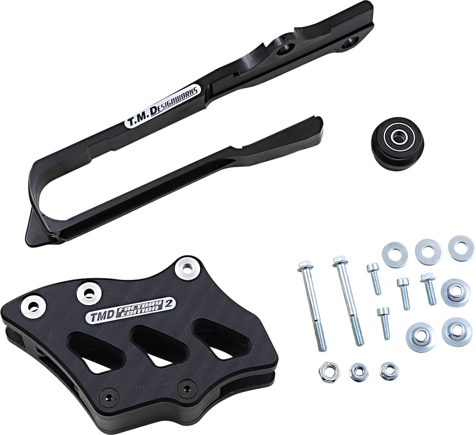 T.M. Guía/deslizante de cadena DESIGNWORKS - Suzuki - negro SCP-OR3-BK Foto 1 de 1