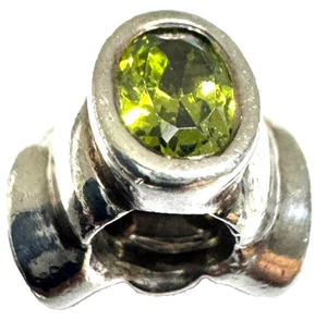 Pandora Sterling Silver BONSAI Green Cat's Eye Charm 790289GCZ - Picture 1 of 6