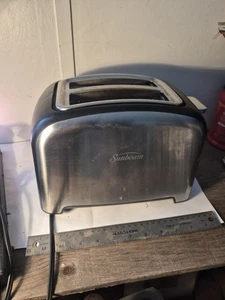 Sunbeam Tssbtrsb04 2-Slice Wide Slot Toaster - Silver Used Great Toaster - Picture 1 of 6