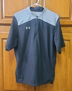 Under Armour Motivate 2.0 Short Sleeve 1/4 Zip Pullover in Black for Men - Picture 1 of 11