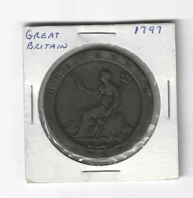 World Coin Lot:  1797 Large Penny from Great Britain - Lot 2 - Image 1 of 2