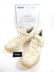 Allen Crabbe Brooklyn Nets Juego Usado Blanco Adidas Talla 13 Tenis Fanáticos Certificado de Autenticidad - Imagen 1 de 6