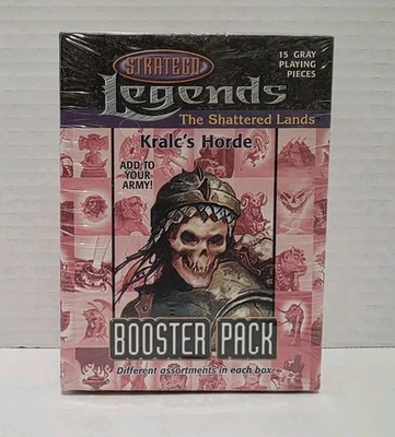 VTG 1999 Avalon Hill Boardgame Stratego Legends The Shattered Lands Booster Pack - Image 1 of 4