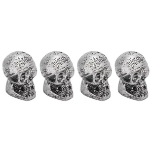 (Silver Color)4Pcs Tire Valve Caps For Cars Suvs Trucks LVE - Picture 1 of 23