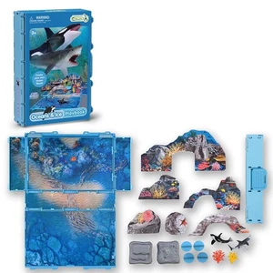 Libro de jugadas CollectA Oceans & Ice - Juego de animales marinos, figuras de vida marina para niños - Imagen 1 de 2
