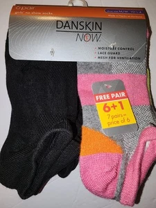 New Danskin Girls Socks Shoe Size 10.5-4 No Show - Picture 1 of 5