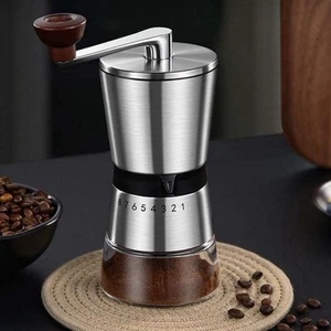 Molinillo de café de manivela ajustable tamaño partícula camping - Imagen 1 de 14