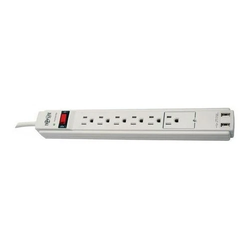 EATON TRIPP LITE SERIES MASTER-POWE TLP606USB 6OUT SURGE PROTECTOR 990 J 15A GRA - Image 1 of 1