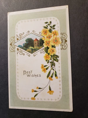 ARVADA to BUFFALO, SHERIDAN County, WYOMING 1918 WWI Postcard WY w/ note - Image 1 of 2