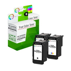 3PK TCT Premium 245XL 246XL BLK CL HY Compatible for Canon Pixma iP2820 Ink - Picture 1 of 6