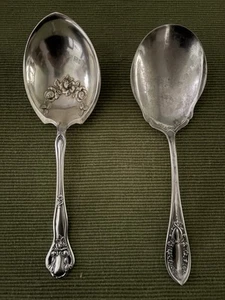 Vtg Silver Plate Stratford Silver Co AX1 Antique Holmes & Edwards Rose Pattern - Picture 1 of 3