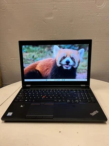 Lenovo ThinkPad P51 CAD Gaming Laptop, i7-7700HQ 16GB RAM 256GB SSD Quadro M1200 - Picture 1 of 9