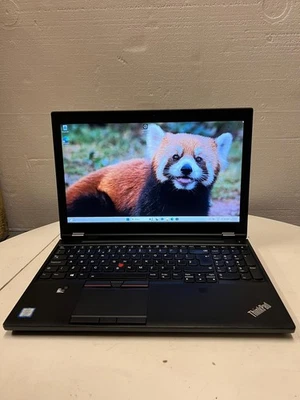 Lenovo ThinkPad P51 CAD Gaming Laptop, i7-7700HQ 16GB RAM 256GB SSD Quadro M1200 - Image 1 of 4