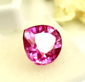 10 Carat Natural Pink Spinel Certified Loose Gemstone Pear Cut Halloween Offer - Picture 1 of 6