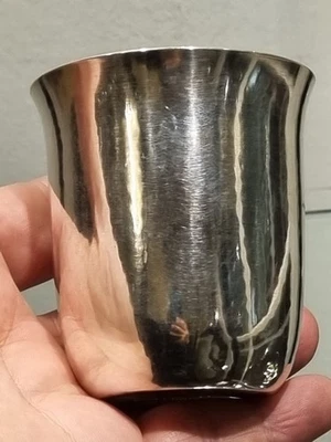 Timbale ancienne en argent Massif poinçon Georg Jensen Denmark,Art Déco ? - Photo 1/4