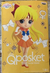 Banpresto Sailor Moon Eternal Q posket - Super Sailor Venus versione D 14 cm - Picture 1 of 2
