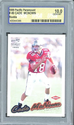 1999 Pacific Paramount - Cade McNown #49 (RC) USA 10 - Image 1 of 2
