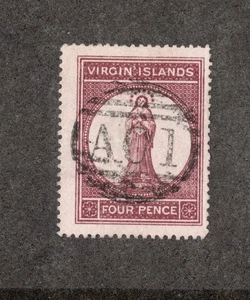 VIRGIN ISLANDS #5 1867 USED SON A01 CANCEL - Picture 1 of 1