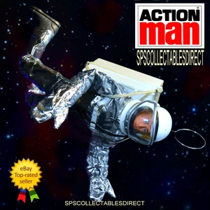 Action Man Vintage Palitoy 2. Ausgabe sprechender Astronaut ca. 1974-76 KOSTENLOSER VERSAND UK - Bild 1 von 24