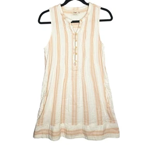 Faherty Damen Minikleid Isha Bio Baumwolle gestreift ärmellos Größe S - Bild 1 von 5
