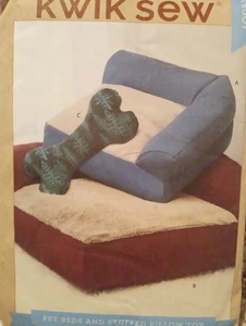 UC DOg Bett Schnittmuster Stofftier Hundespielzeug Schnittmuster Kwik Sew K4367 - Bild 1 von 2