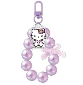 Llavero de cuentas Hello Kitty Aurora con dije, hibisco/púrpura [NUEVO] - Imagen 1 de 1