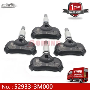 4PCS 52933-3M000 TPMS Tire Pressure Monitoring Sensors 433Mhz For Kia Sportage - Imagen 1 de 10