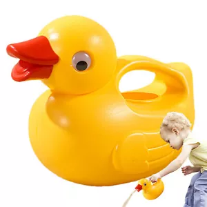 Cartoon Yellow Duck Bath Toy Swimming Pool Watering Can Shower Baby Water Game - Picture 1 of 7