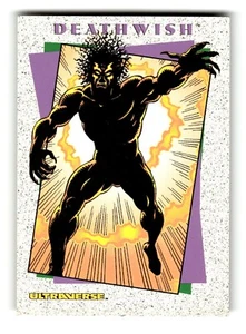 1994 Malibu Comics Ultraverse Origins Trading Card Death Wish #40 - Picture 1 of 4