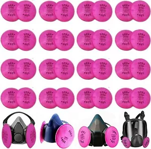 32PCS (16Pairs) 2091 Filters Replacement for 6000 6800 7000 Series Respirators - Picture 1 of 17