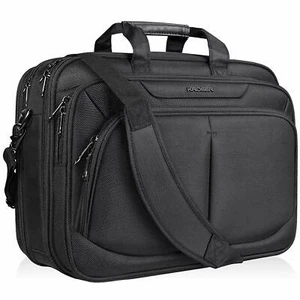 Laptop Bag 15.6-17 Briefcase Water-Repellent Expandable Messenger Large Tablet - Picture 1 of 7