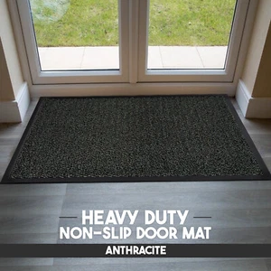 Barrier Mats Large Door Mat Heavy Duty Non-Slip Dirt Trapper Kitchen Floor Rug - Picture 1 of 7
