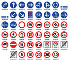 Verkehrszeichen rund 5 - 20 cm selbstklebend
