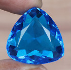 AAA+ Large Blue Topaz 69.55 Ct. Trillion Cut Faceted Loose Gemstone @Gifts Women