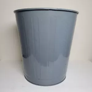 Vintage United Stahl Metall Mülleimer Schule Büro Abfallkorb - Bild 1 von 6