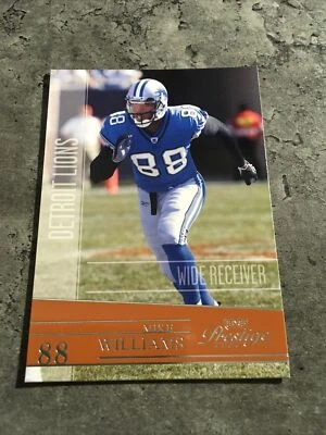 Mike Williams  Lions 2006 Playoff Prestige #53 - Image 1 of 2