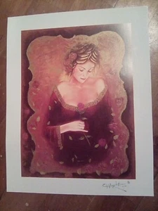 Park West Art Print Seriolithograph "MYTHICAL ROSE" 7" x 9 3/8" Charles Lee - Picture 1 of 3