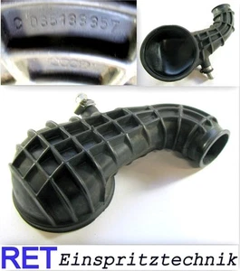 Ansaugschlauch Lufthutze 035133357 Audi Quattro Urquattro Intake Hose - Picture 1 of 3