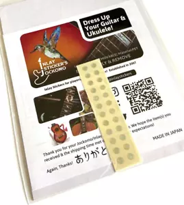 Inlay Sticker Fret Markers for Guitars & Bass - 1/8" Small Side Marker Dots -... - Picture 1 of 2
