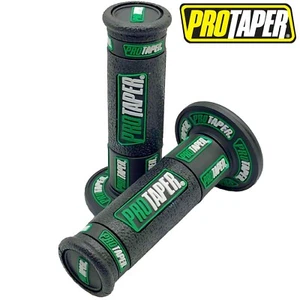 KAWASAKI ProTaper 7/8" Dirt Bike Motorcycle Grips KLX110 KLX140 KX85 KX250 KX450 - Picture 1 of 7
