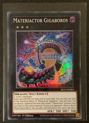 Materiactor Gigaboros | BLVO-EN084 | Super Rare | 1st | Blazing Vortex | YuGiOh - Image 1 of 3