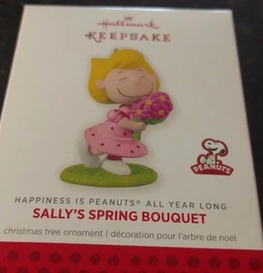 2014 Hallmark Happiness is all year long Sally's Spring Bouquet Ornament NIB NEW - Picture 1 of 2